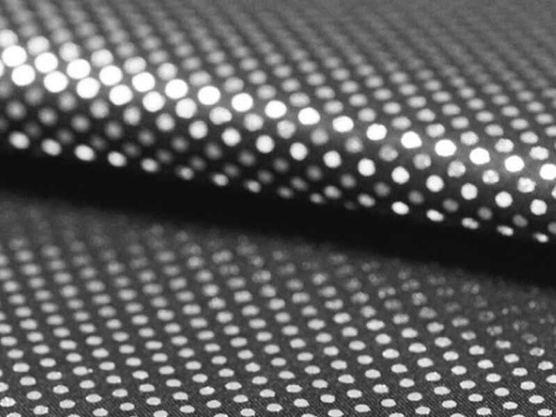Lona Eco Dot Negro Chile