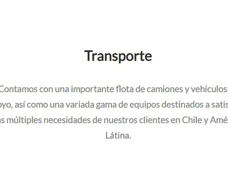 Transporte Santiago 