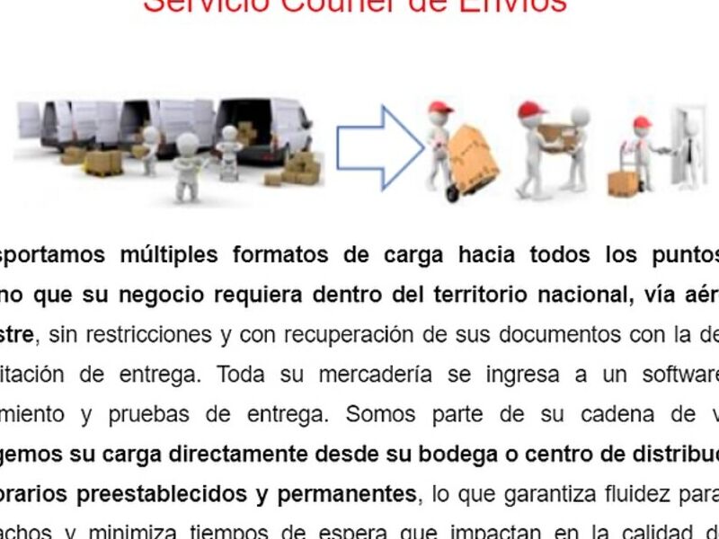 Servicio Courier Envíos Iquique 