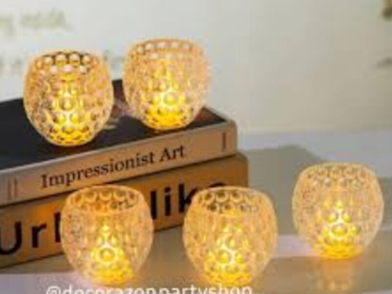 Vela Led Vaso Chile