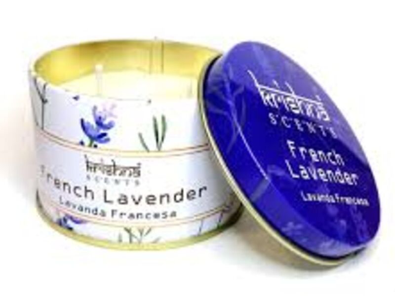 Vela Lata Krishna Lavanda Francesa Chile