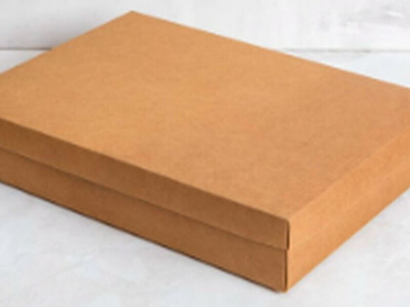 Caja kraft bas tapa 33x24x6 cm Las Condes