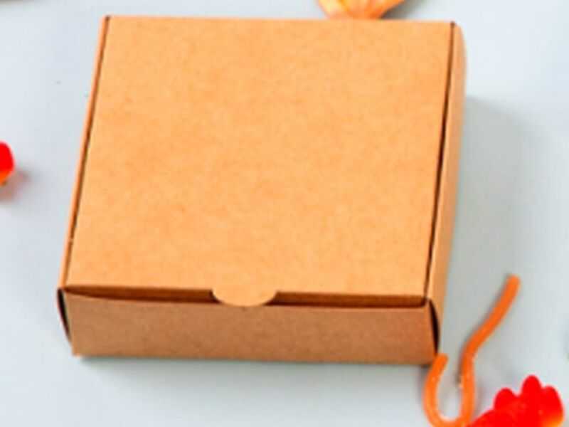 Caja una pieza kraft 10x10x3 Las Condes