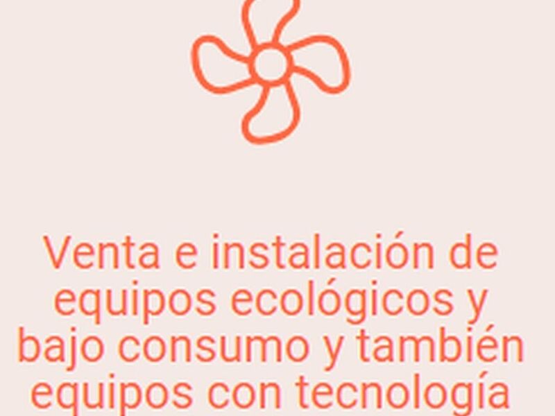 Instalación equipos ecológicos Chile