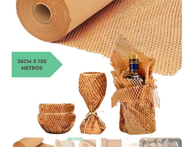 Rollo Papel Panal color kraft Quilpué