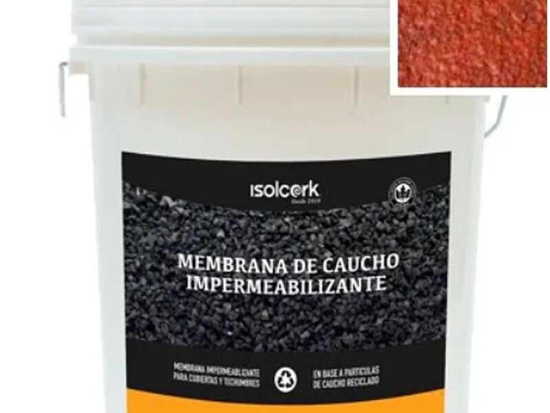 Membrana Proyectada Rojo Colonial Chile
