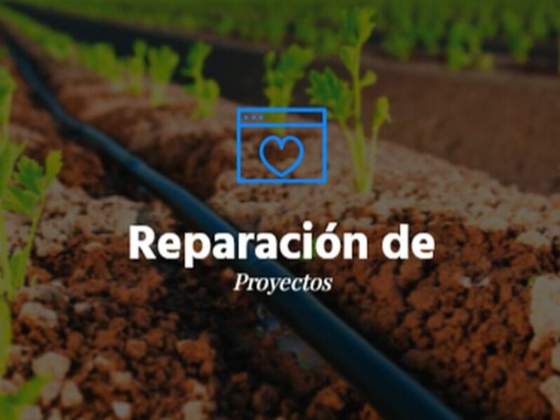 Reparación proyectos riego Chile