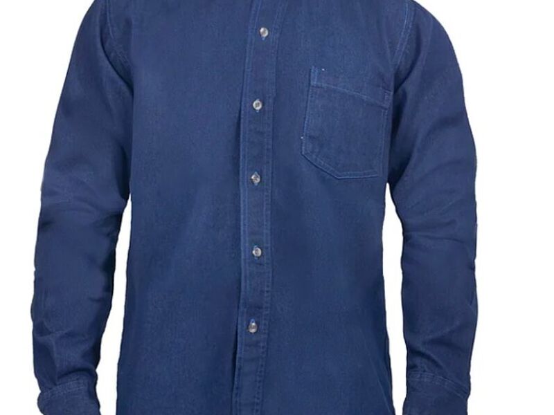 Camisa Mezclilla Trabajo Industrial Rudo
