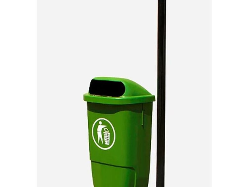 Papelera DIN 50 Litros CON PEDESTAL
