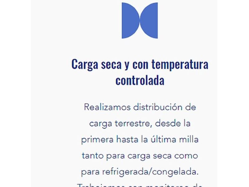 Carga seca temperatura controlada Arica 