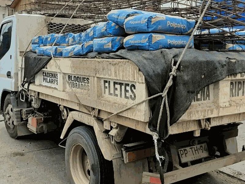 Servicio transporte materiales Chile 