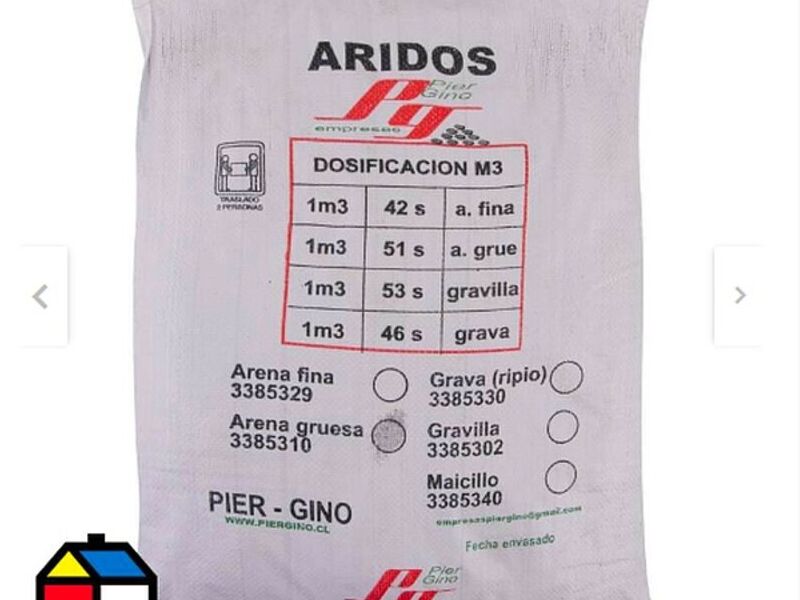 arena gruesa  Chile 