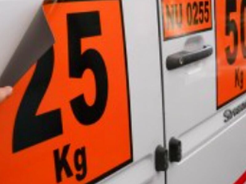 Adhesivo lamina imantada vehiculos Chile