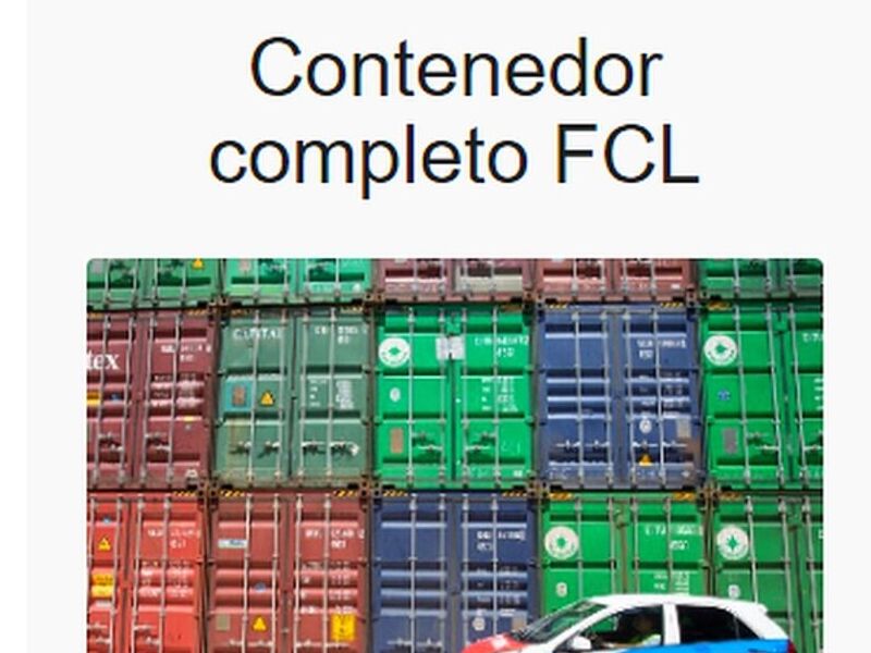 Contenedor completo FCL Arica 