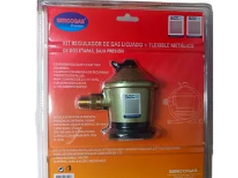 Kit Regulador Gas Licuado Chile