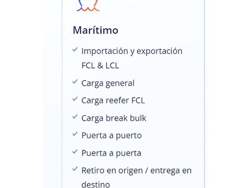Transporte Marítimo Chile 