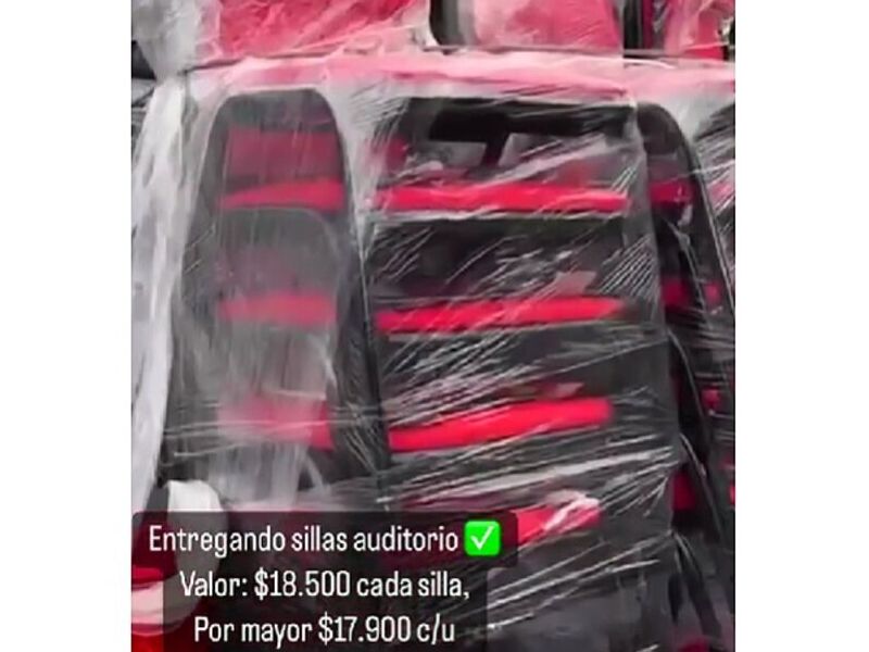 Silla Auditorio Rojo  Chile
