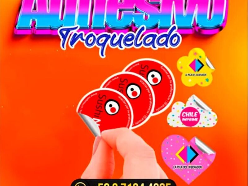 Adhesivo Láminado  Tronquelado Chile