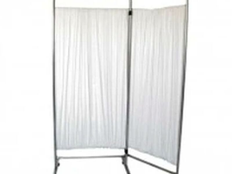 Biombo 2 Cuerpos Blanco Ruedas Chile