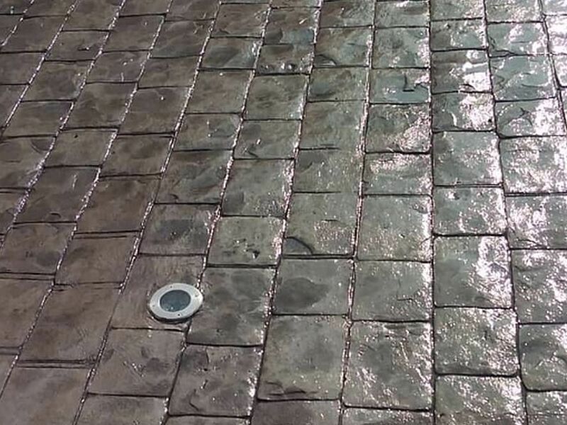 Piso de Concreto Estampado Chile