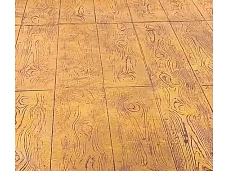 Piso de Concreto con Incrustaciones  Chile