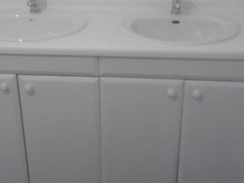 Mueble blanco lavamanos Chile