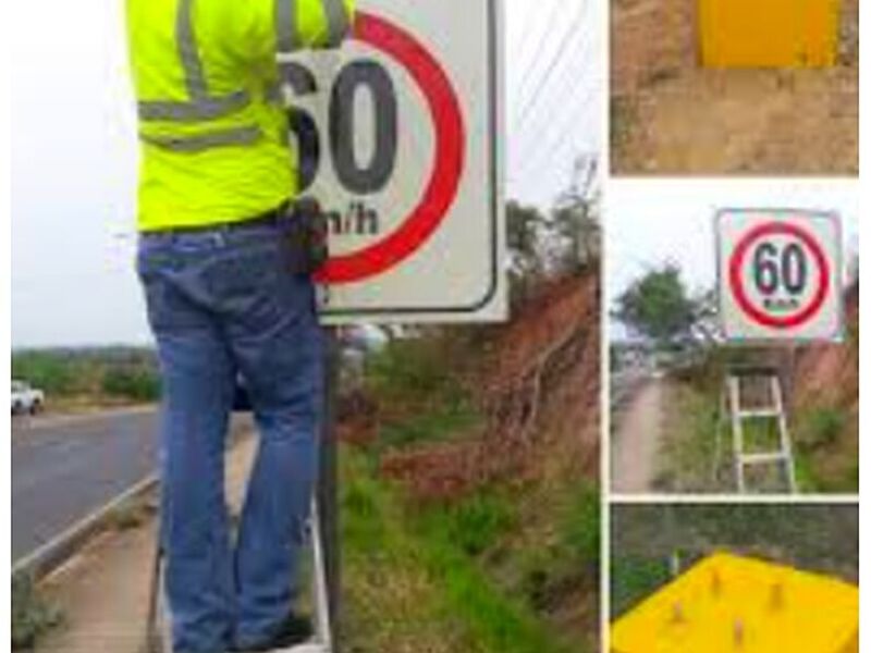 Instalación señalética vial  Chile 