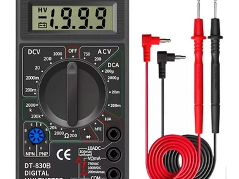 Multímetro Portátil Tester Dt-830b Chile 