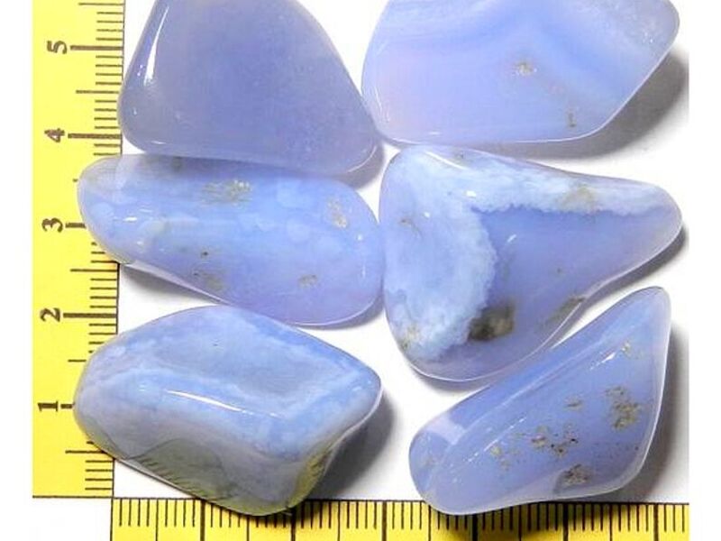 Piedra decorativa Calcedonia Azul Chile