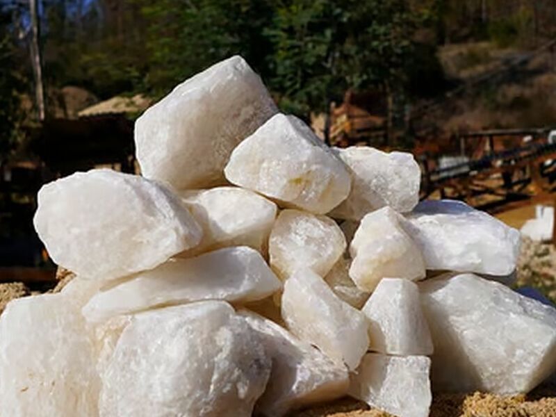 Piedra decorativa Cuarzo Blanco Chile
