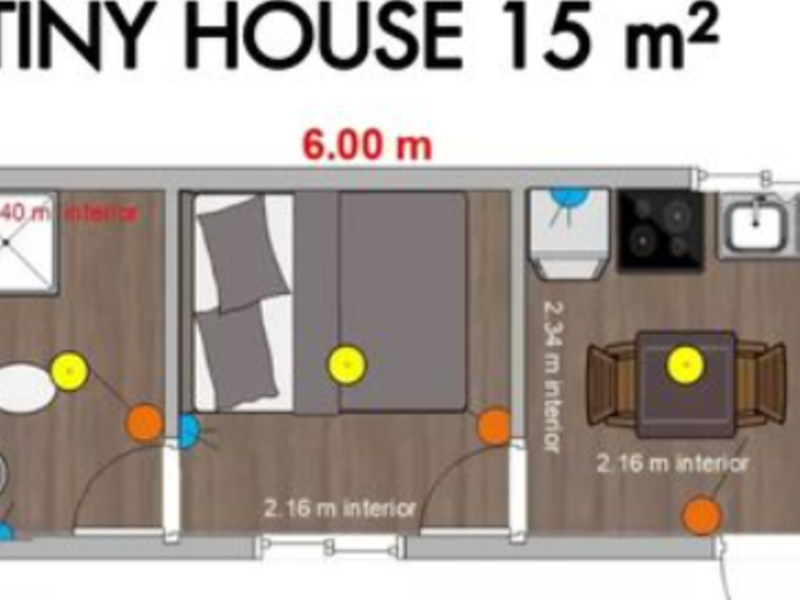 Tiny house 15m2 chile