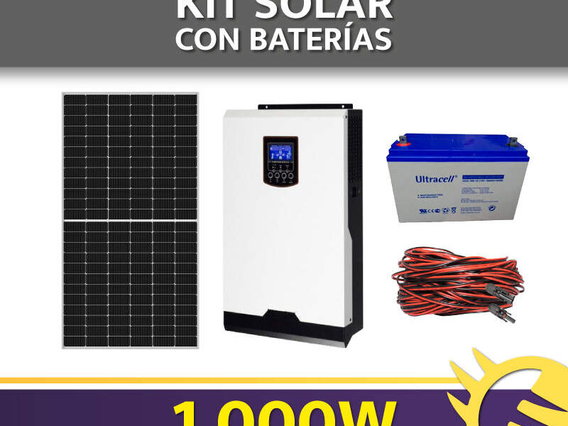 KIT BATERÍA LITIO 1.000W CHILE