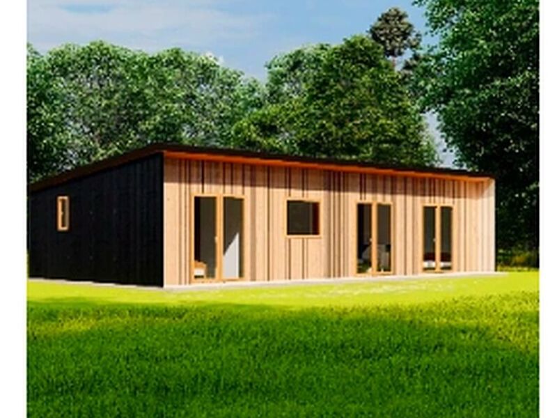 Techo inclinado 62 m2 kit full Chile 