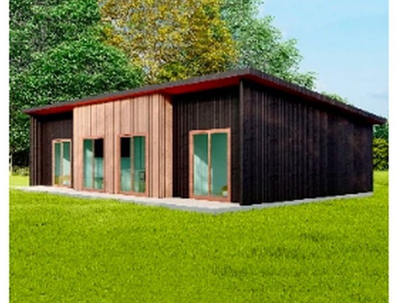 Techo inclinado 80 m2 kit full Chile 