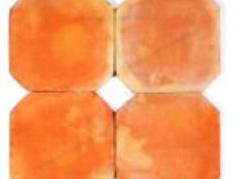 Baldosa octagonal barro Chile 