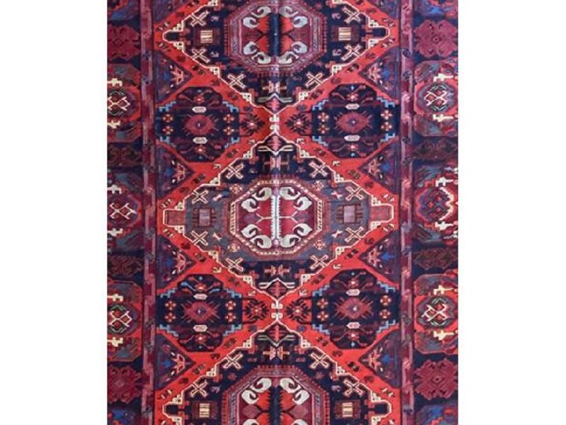 Sumak Ruso Huincha Con Escudos En Azul Y Rojo