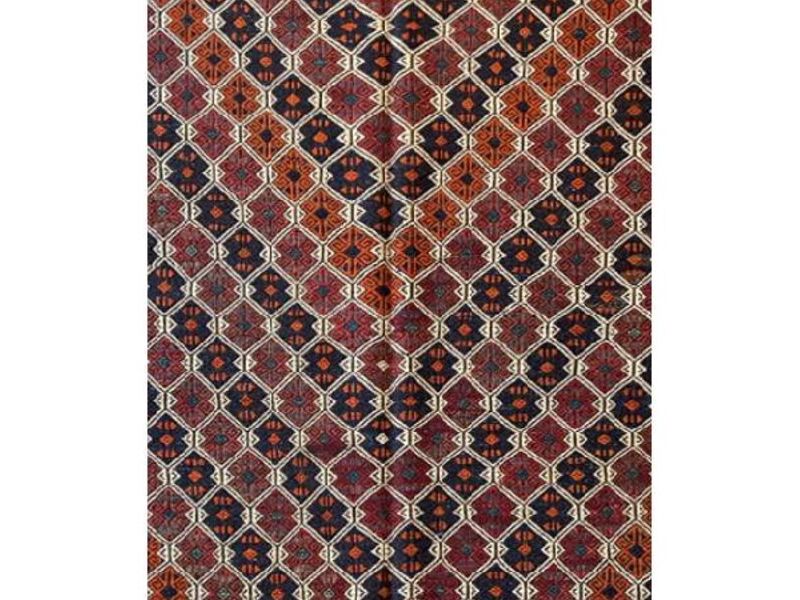 Bordada azul en V – 3,27 x 1,67 mts.