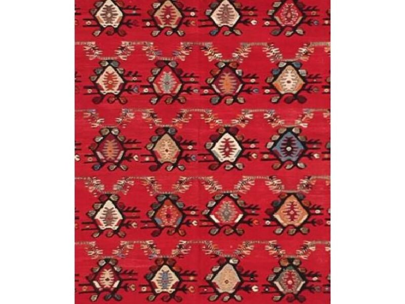 Bordada rojo  huincha – 3,00 x 1,50 mts.