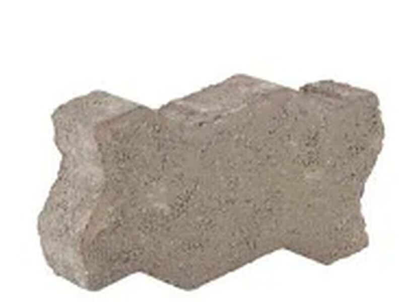 Adocreto liso 11x22x6 cm gris grau Chile 