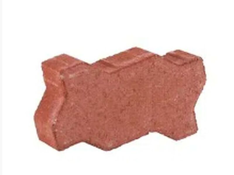 Adocreto liso 11 x 22 x 6 cm  rojo grau Chile 
