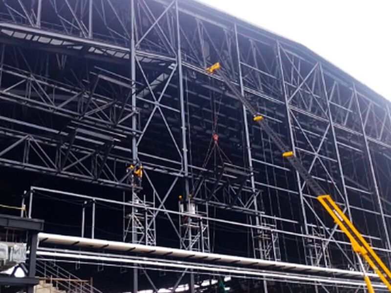 Instalacion estructuras industriales  Chile 