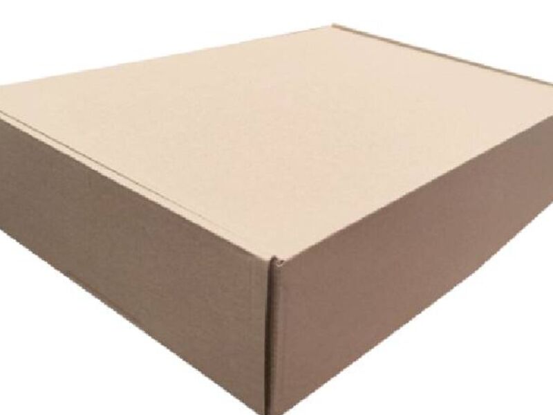 CAJA AUTOARMABLE 40X30X10CM CAFÉ