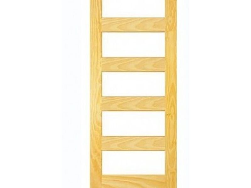 PUERTA MADERA 5 CRISTAL 