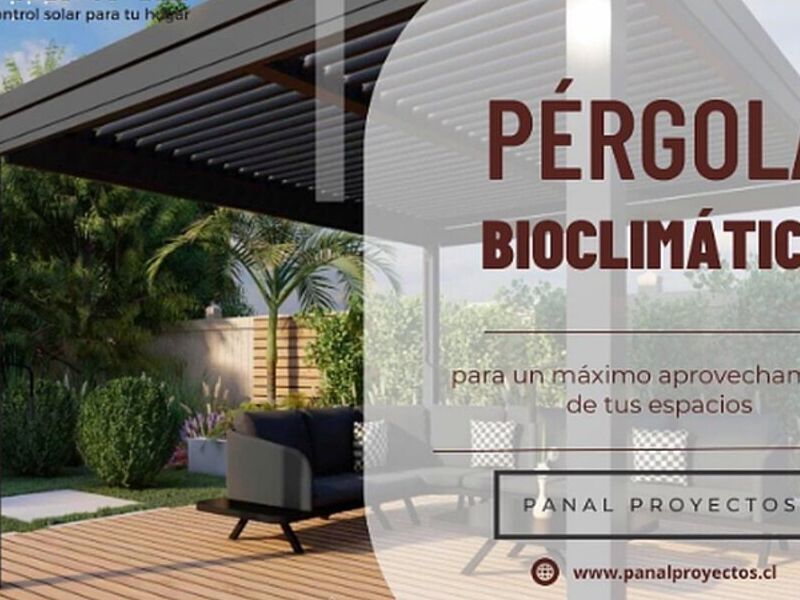 Pergola bioclimatica Chile 