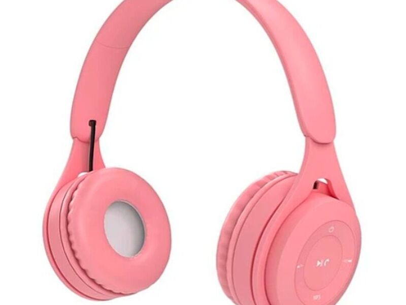 Audífonos Inalámbricos Rosados Bluetooth