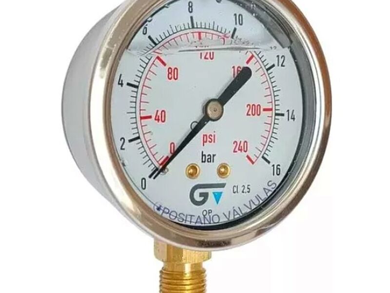 Manómetro glicerina