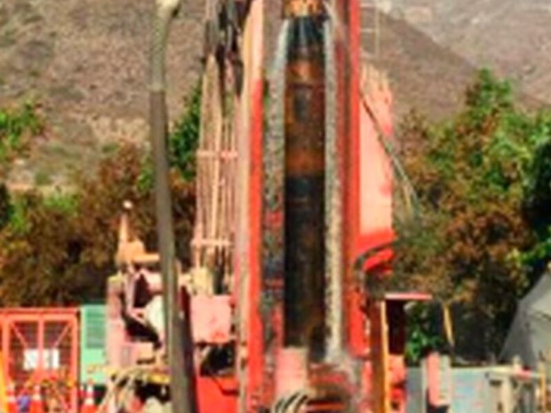 Prospecciones entubación simultánea Chile