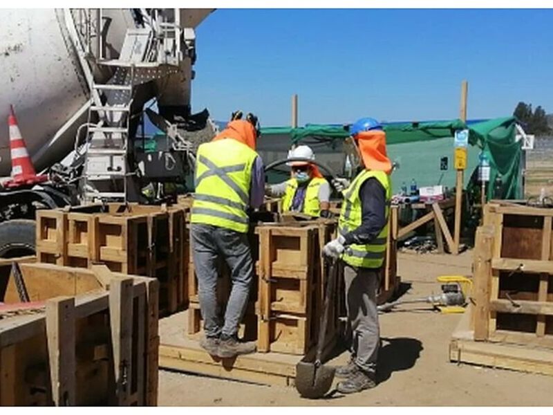 Muros contención hormigón Chile