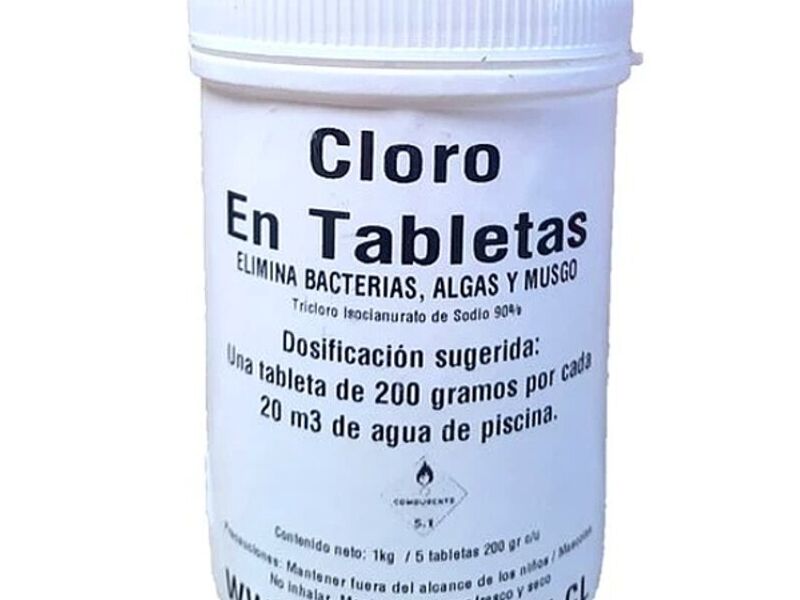 Cloro tableta 1 kg / 12 kg / 20 kg