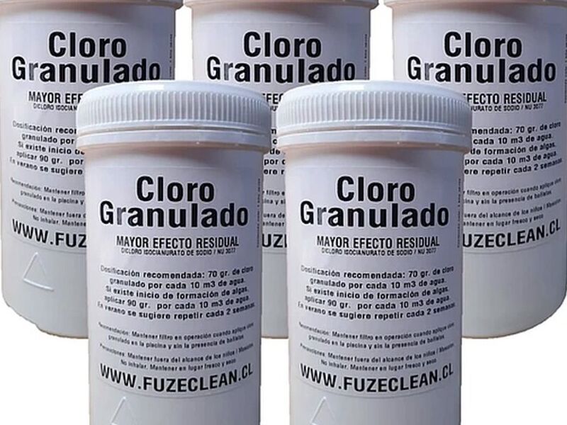 Pack Cloro Granulado / Pack 5 Kg